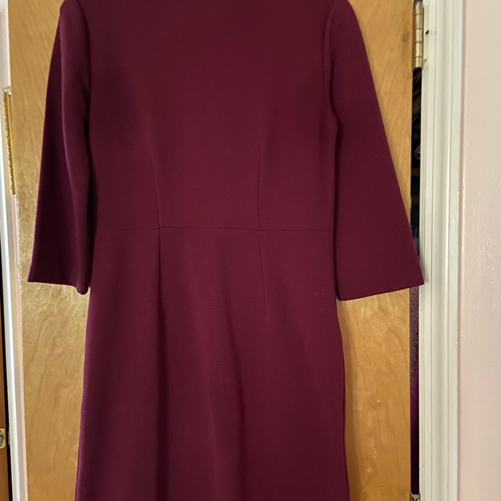 Boden jersey dress in pretty cranberry red color